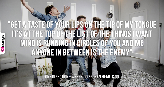 One Direction: le migliori frasi delle canzoni