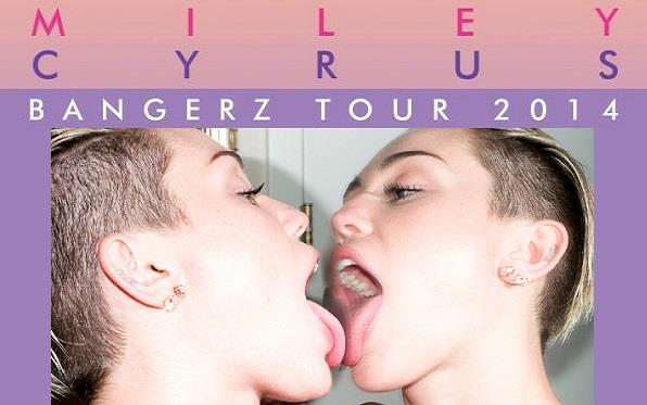 Locandina del nuovo tour di Miley Cyrus 