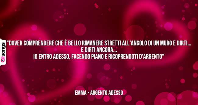 Emma: le migliori frasi delle canzoni