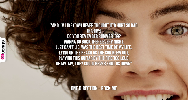 One Direction: le migliori frasi delle canzoni