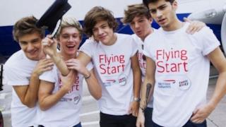 One Direction in aeroporto