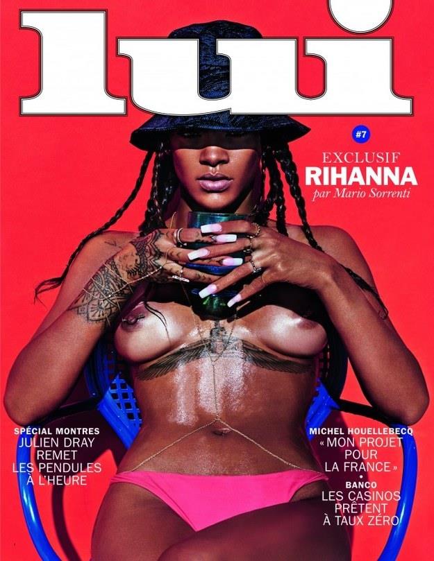 Rihanna sulla copertina della rivista Lui