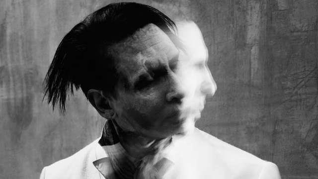 Marilyn Manson in bianco e nero