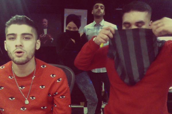 Zayn Malik con Emeli Sandé e Naughty Boy