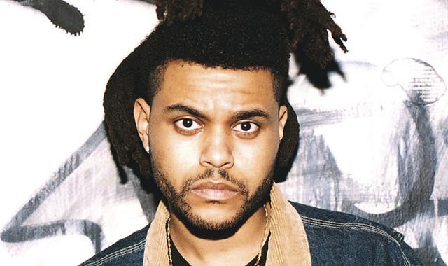 Primo piano di The Weeknd, nome d&#39;arte di Abel Tesfaye