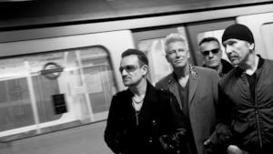 Gli U2 in metropolitana