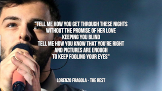 Lorenzo Fragola: le migliori frasi delle canzoni