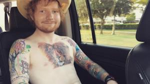 La giovane star britannica Ed Sheeran