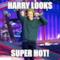 Harry looks super hot!