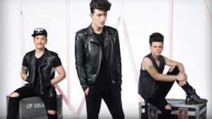 I 3 componenti della band italiana The Kolors