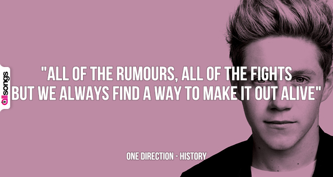 One Direction: le migliori frasi delle canzoni