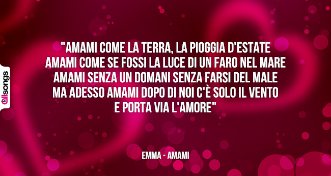 Emma: le migliori frasi delle canzoni