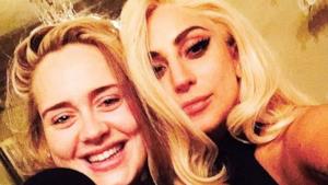 Adele e Lady Gaga selfie gennaio 2015