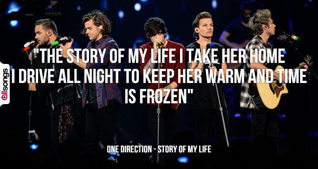 One Direction: le migliori frasi delle canzoni