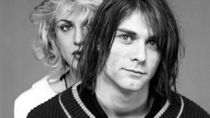  Kurt Cobain e la moglie Courtney Love negli anni '90