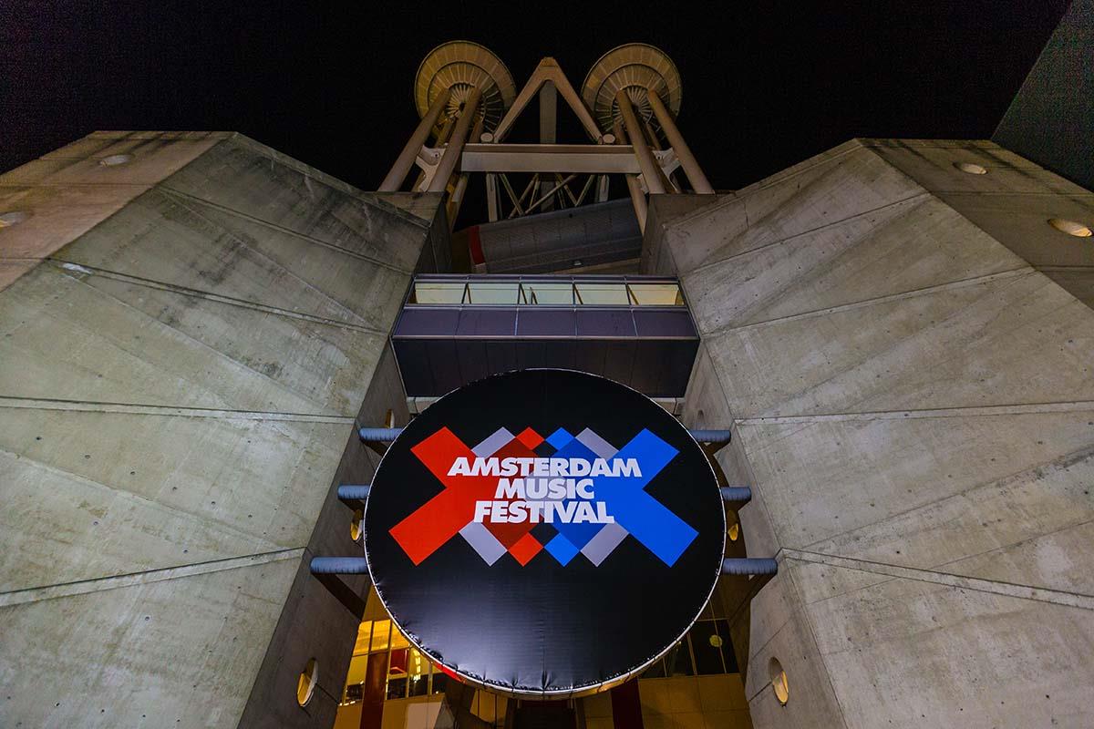L'ingresso dell'Amsterdam Music Festival 