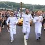 Muse portano la fiaccola olimpica di Londra 2012 - 4