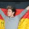 Niall Horan con la bandiera tedesca