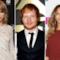 Taylor Swift, Ed Sheeran e Beyoncé