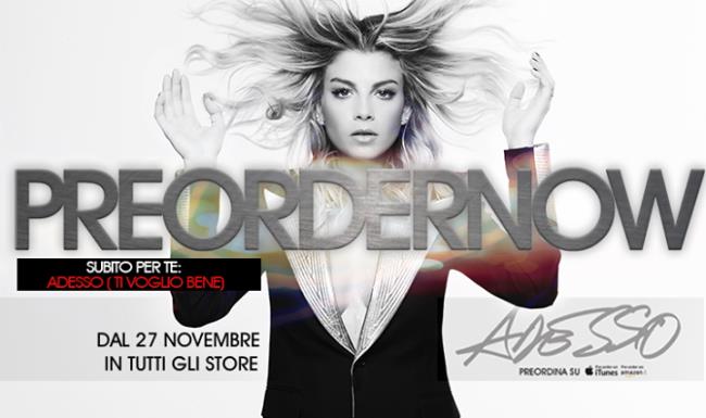 Il nuovo album di Emma disponibile in preorder online con instant gratification. Dal 27 novembre al via l'instore tour, date Emma preorder album Adesso