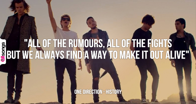 One Direction: le migliori frasi delle canzoni