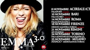 Emma 3.0 locandina tour novembre 2014