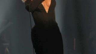 Mariah Carey durante un acuto