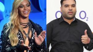 Beyoncé e Naughty Boy una di fianco all'altro