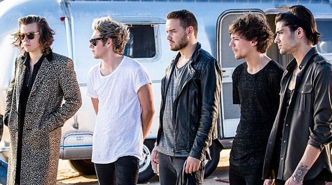I One Direction sul set del video di Steal My Girl