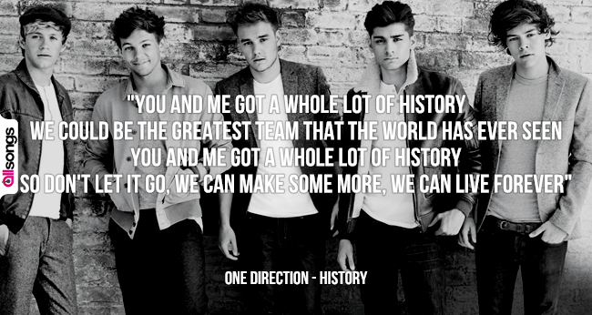 One Direction: le migliori frasi delle canzoni