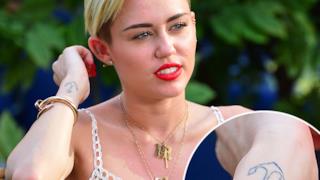 Tatuaggio ancora di Miley Cyrus