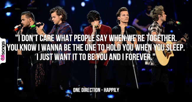 One Direction: le migliori frasi delle canzoni
