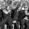 Dave Grohl e gli altri componenti dei Foo Fighters