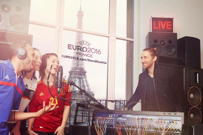 Campagna David Guetta UEFA 2016