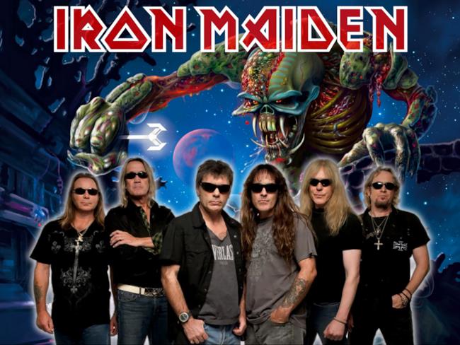 La heavy metal band Iron Maiden