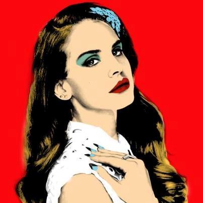 Lana Del Rey pop art foto - 3