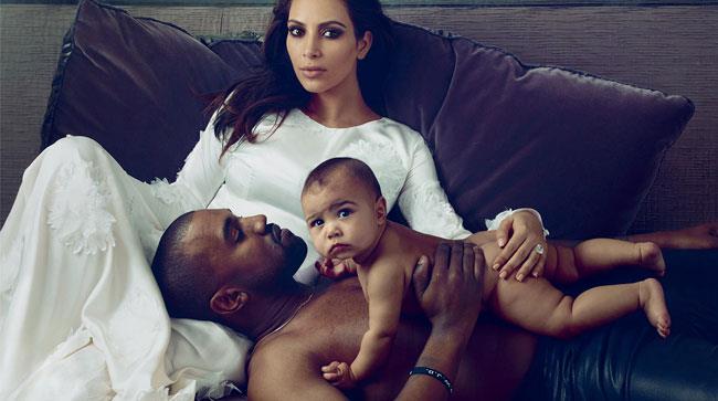 Kanye West, Kim Kardashian e la piccola North