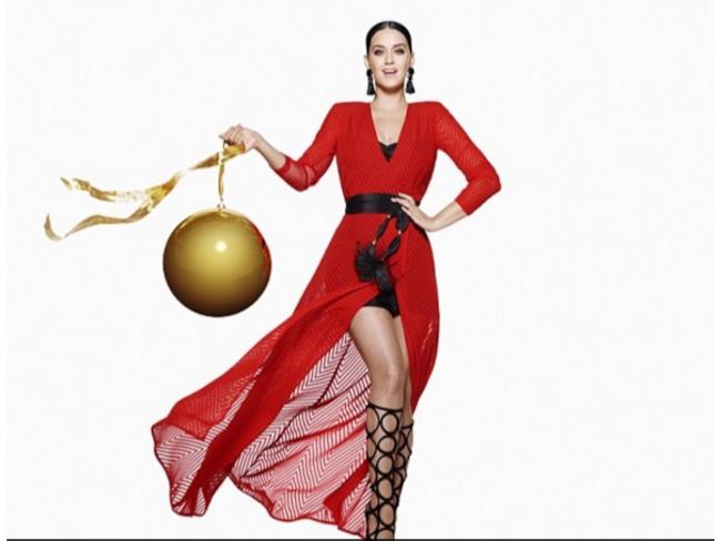 Katy Perry e il nuovo volto del Natale