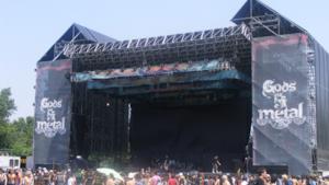 Il palco del Gods Of Metal, edizione 2008