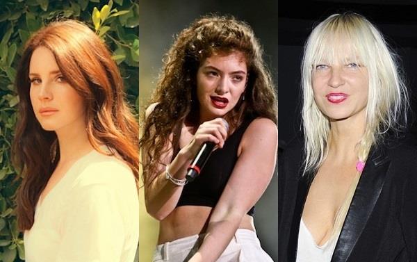 Lana del Rey, Lorde e Sia