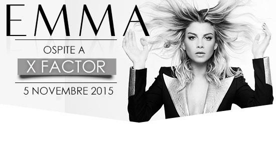 X Factor Italia 2015, Emma Marrone ospite della terza puntata dei live show Emma lancia l'hashtag #EmmaXF9 per partecipare come pubblico a X Factor