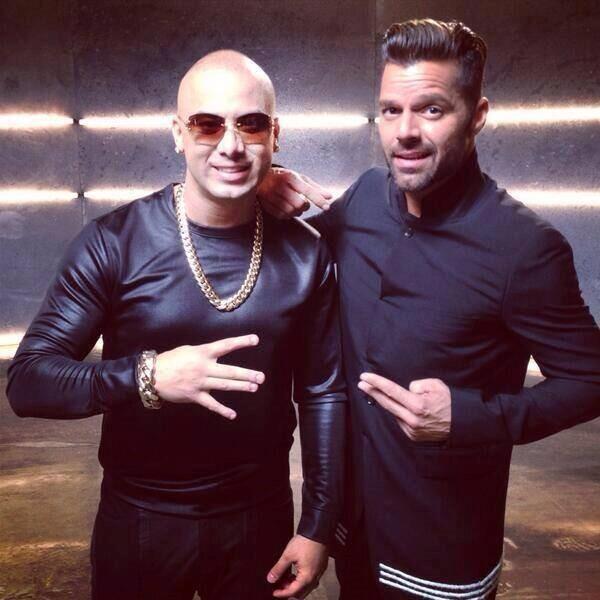 Foto di Ricky Martin e Wisin