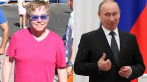 Elton John e Vladimir Putin