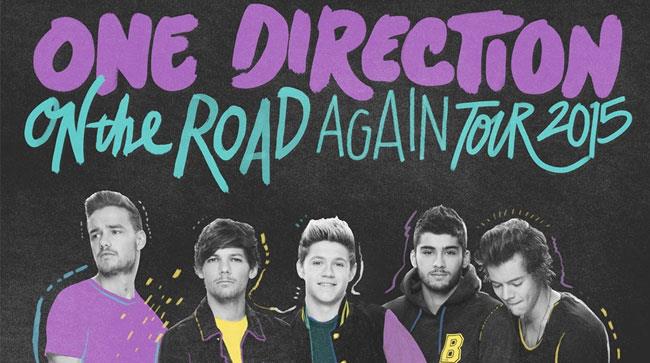 La locandina dell&#39;On The Road Again Tour 2015