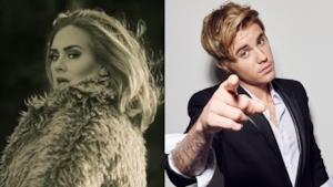 Adele e Justin Bieber