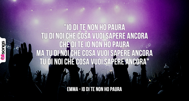 Emma: le migliori frasi delle canzoni