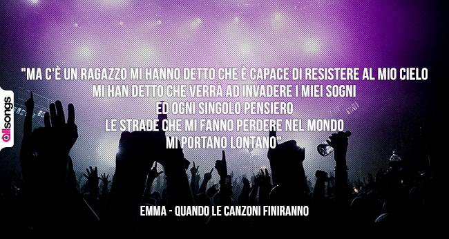Emma: le migliori frasi delle canzoni