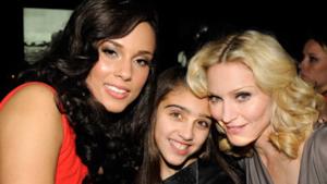 Alicia Keys, Madonna e sua figlia Lourdes Maria