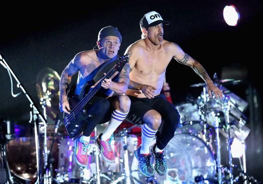 Flea e Anthony Kiedis dei Red Hot Chili Peppers