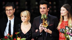 Fazio, Littizzetto, Mengoni e Balti sul palco per la premiazione finale del Festival di Sanremo 2013